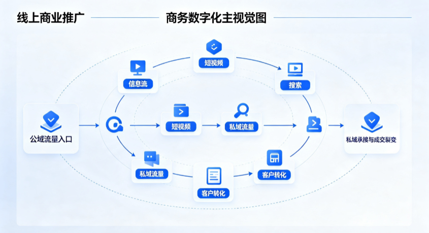 大名县线上商业推广怎么做？全域流量闭环搭建与低成本转化实战指南